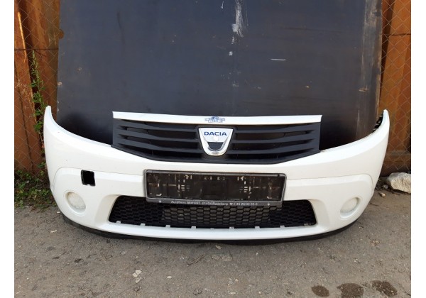 Бампер передній без ПТФ, Dacia Sandero, 08-12, 8200526596